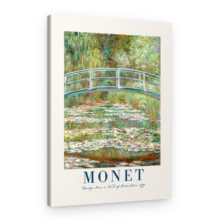 Bridge Over Lily Pond – Canvas Print