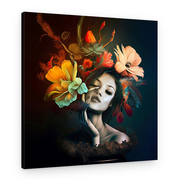Mystical Floral Beauty – Canvas Print