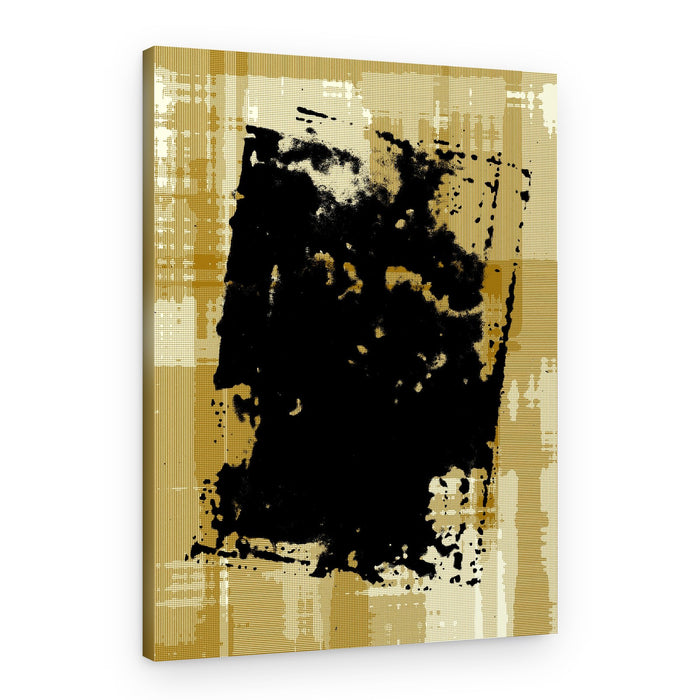 Abstract Grunge Gold – Canvas Print