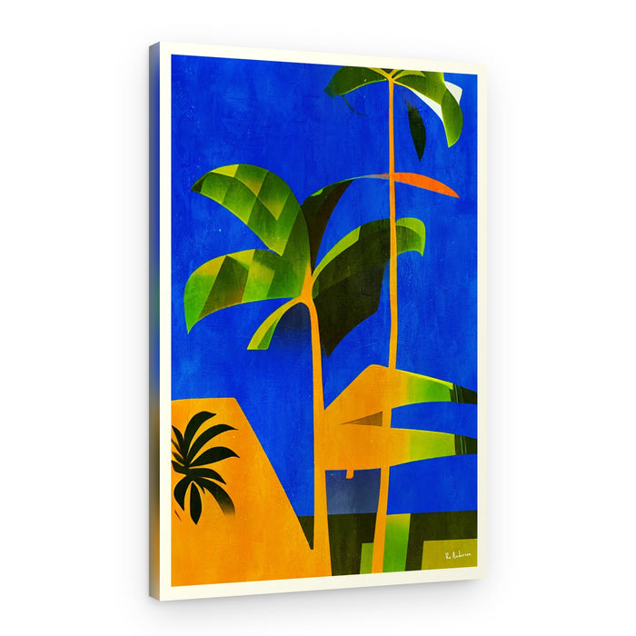 Vibrant Tropical Palms – Canvas Print