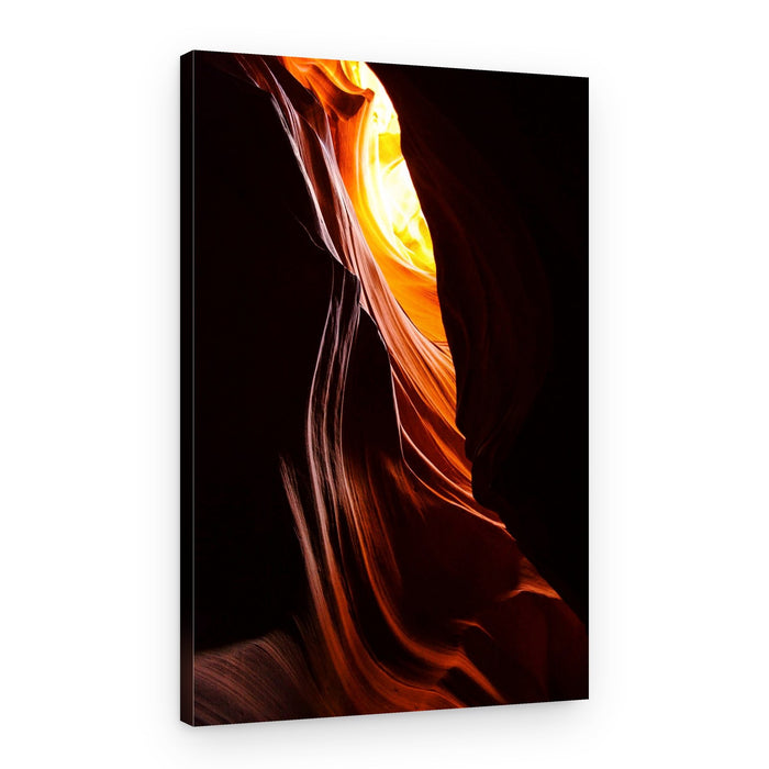 Flowing Sandstone Glow – Canvas Print