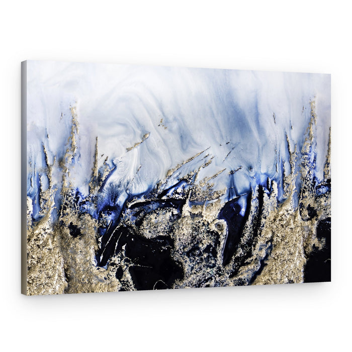 Dramatic Art - Golden Rocks – Canvas Print