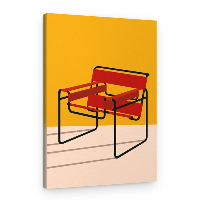 Wassily Chair Marcel Breuer – Canvas Print