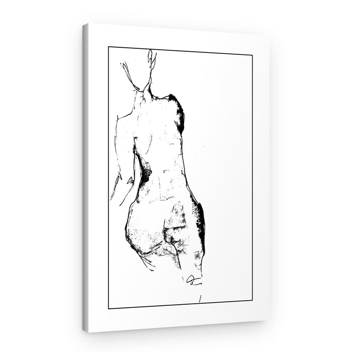 Sensual Female Form – Canvas Print