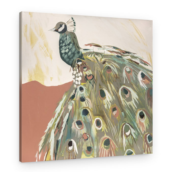 Peacock Salmon – Canvas Print