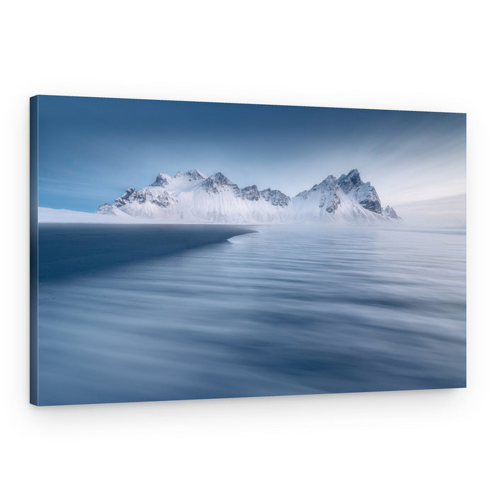 Snowy Mountain Coast – Canvas Print