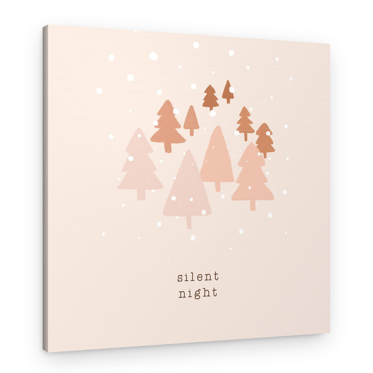 Silent Night Forest – Canvas Print