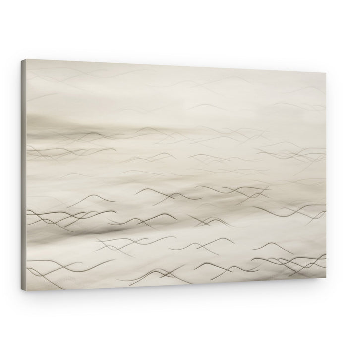 Wavy Sand Patterns – Canvas Print
