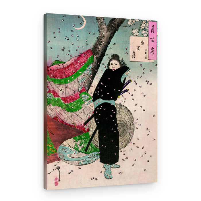 Japanese Woman, the Moon of Shinobugaoka (1904) – Canvas Print