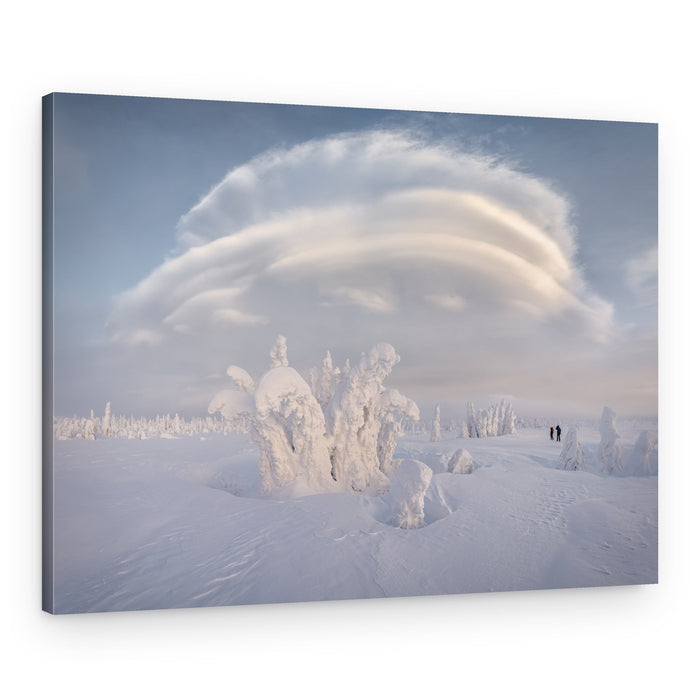 Ethereal Winter Cloudscape – Canvas Print