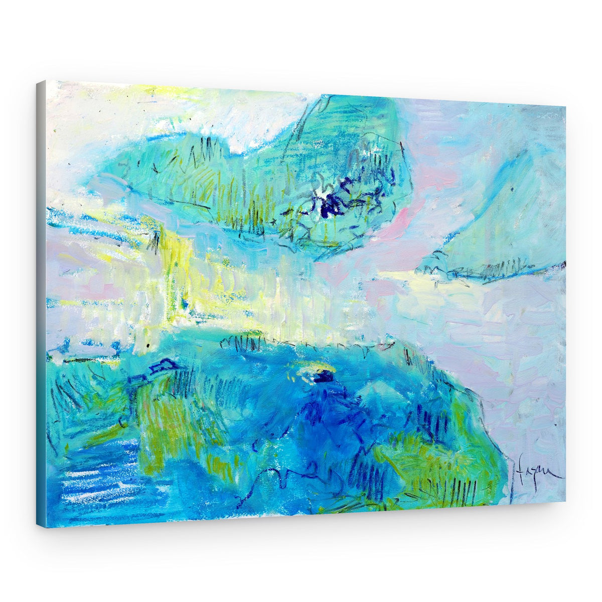 Azure Serenity – Canvas Print