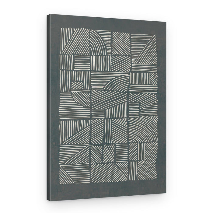 Abstract Line Pattern – Canvas Print
