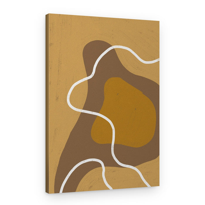 Earthy Organic Flow – Canvas Print