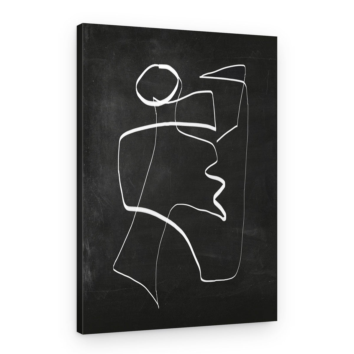 Abstract Line Figure – Canvas Print