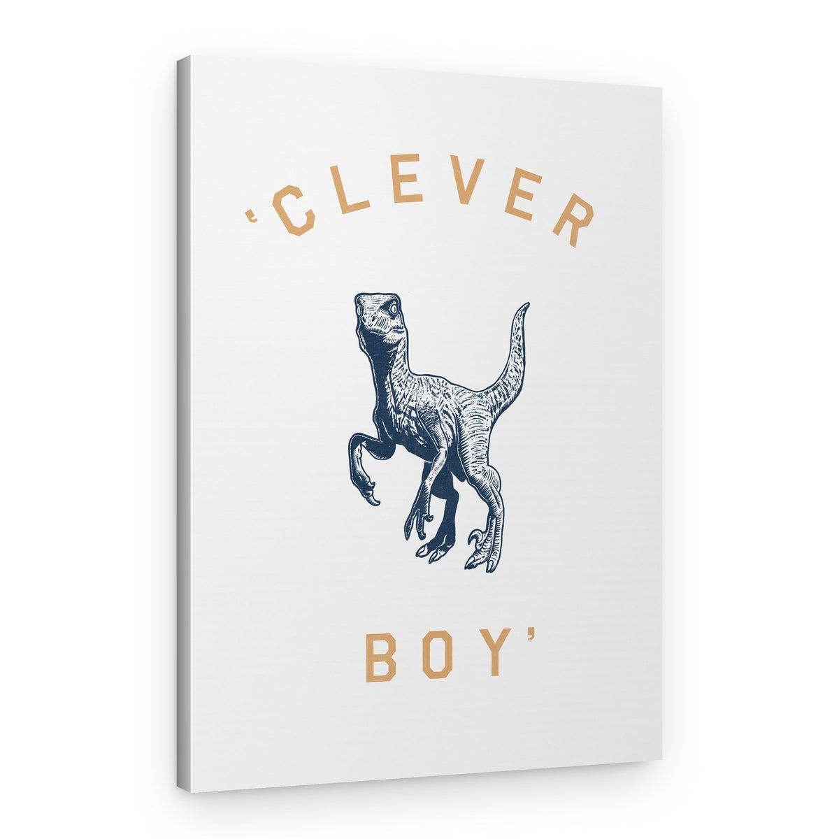 Clever Boy Raptor – Canvas Print