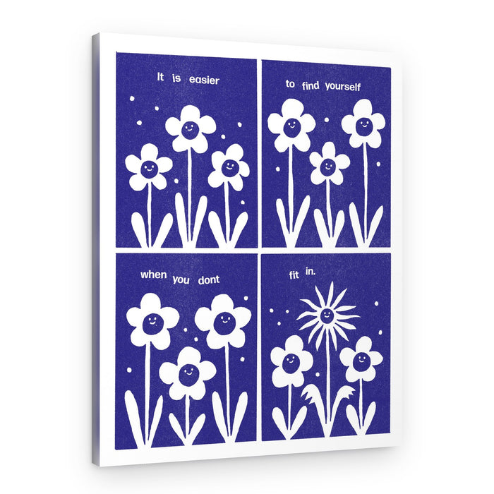 Embrace Your Unique Bloom – Canvas Print