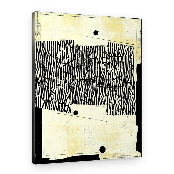 Monochrome Line Art – Canvas Print