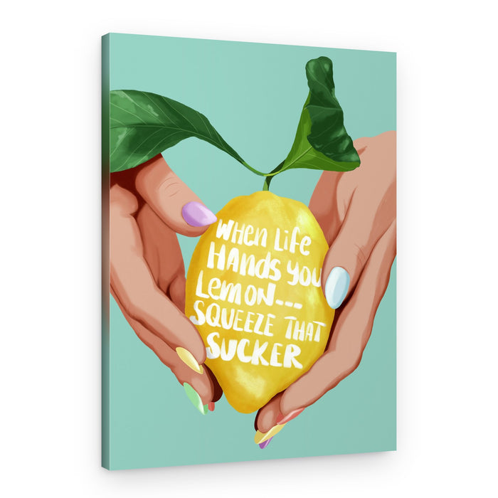 When Life Hands Lemons – Canvas Print