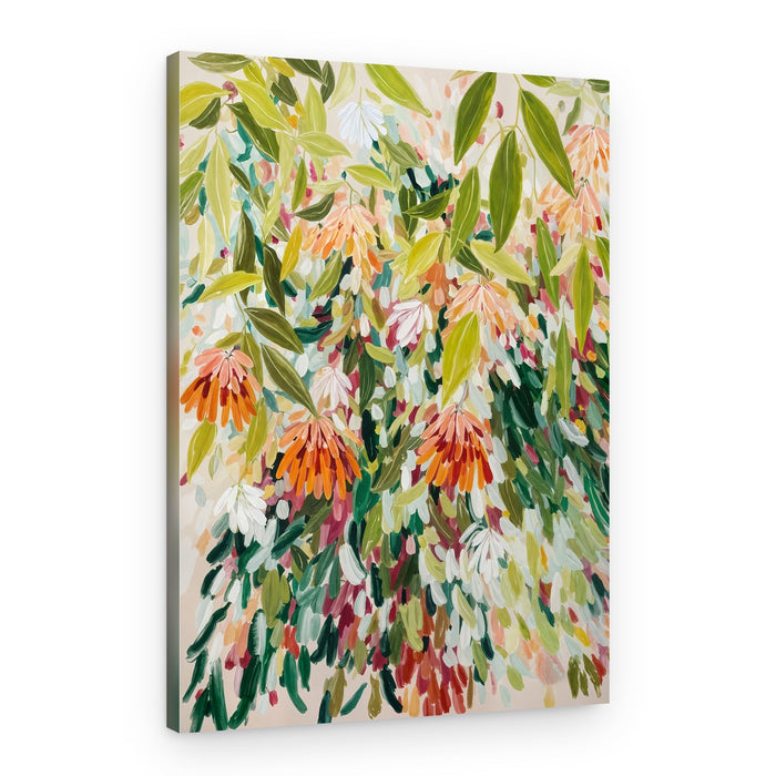 Abstract Floral Garden – Canvas Print