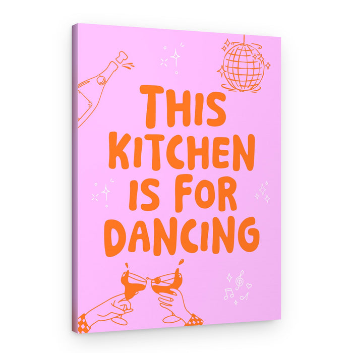 Kitchen Dance Party – Canvas Print