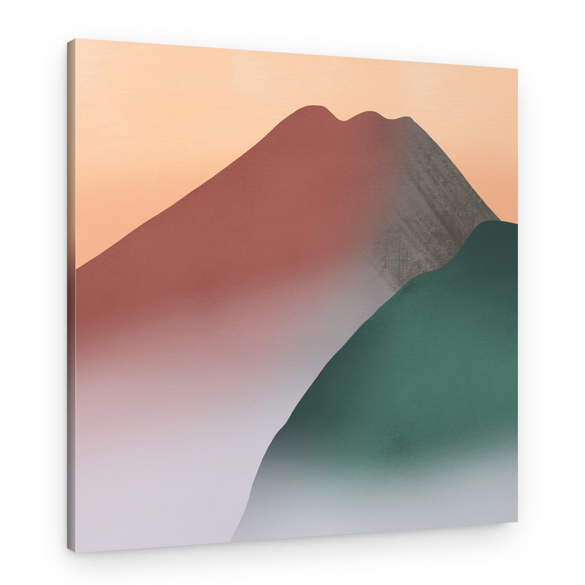 Misty Mountain Dawn – Canvas Print