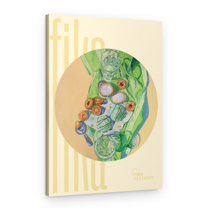 Sweet Green Cookies – Canvas Print