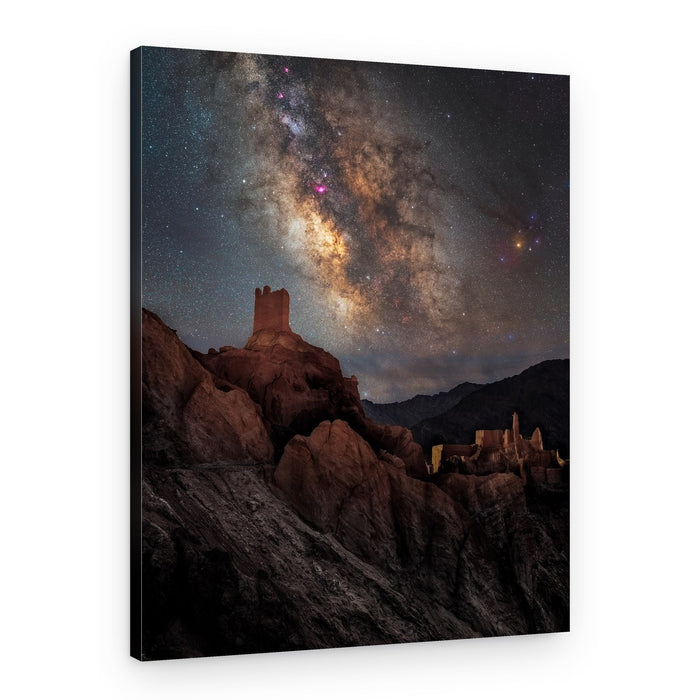 Milky Way Desert Tower – Canvas Print