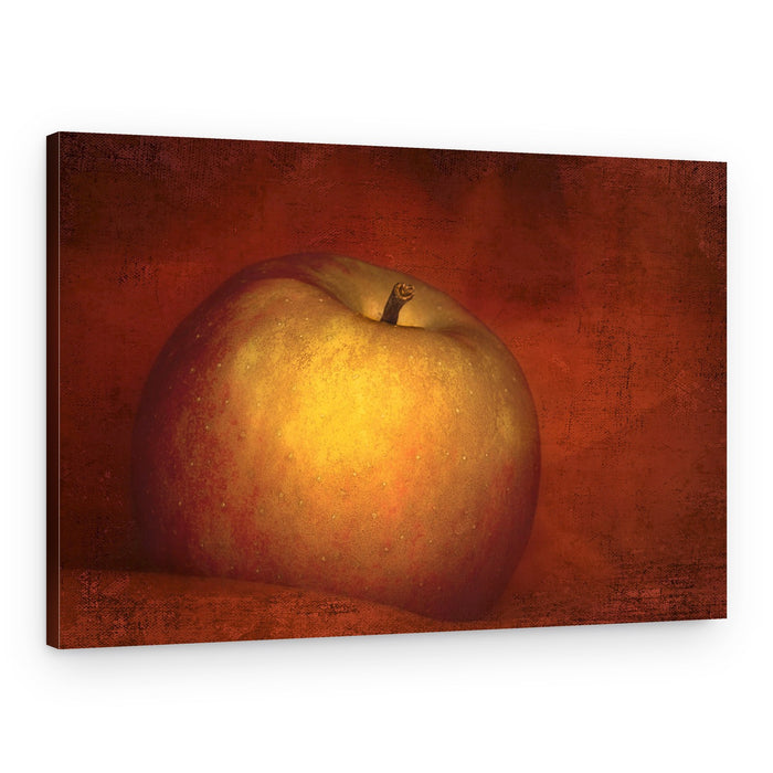 Moody Golden Apple – Canvas Print