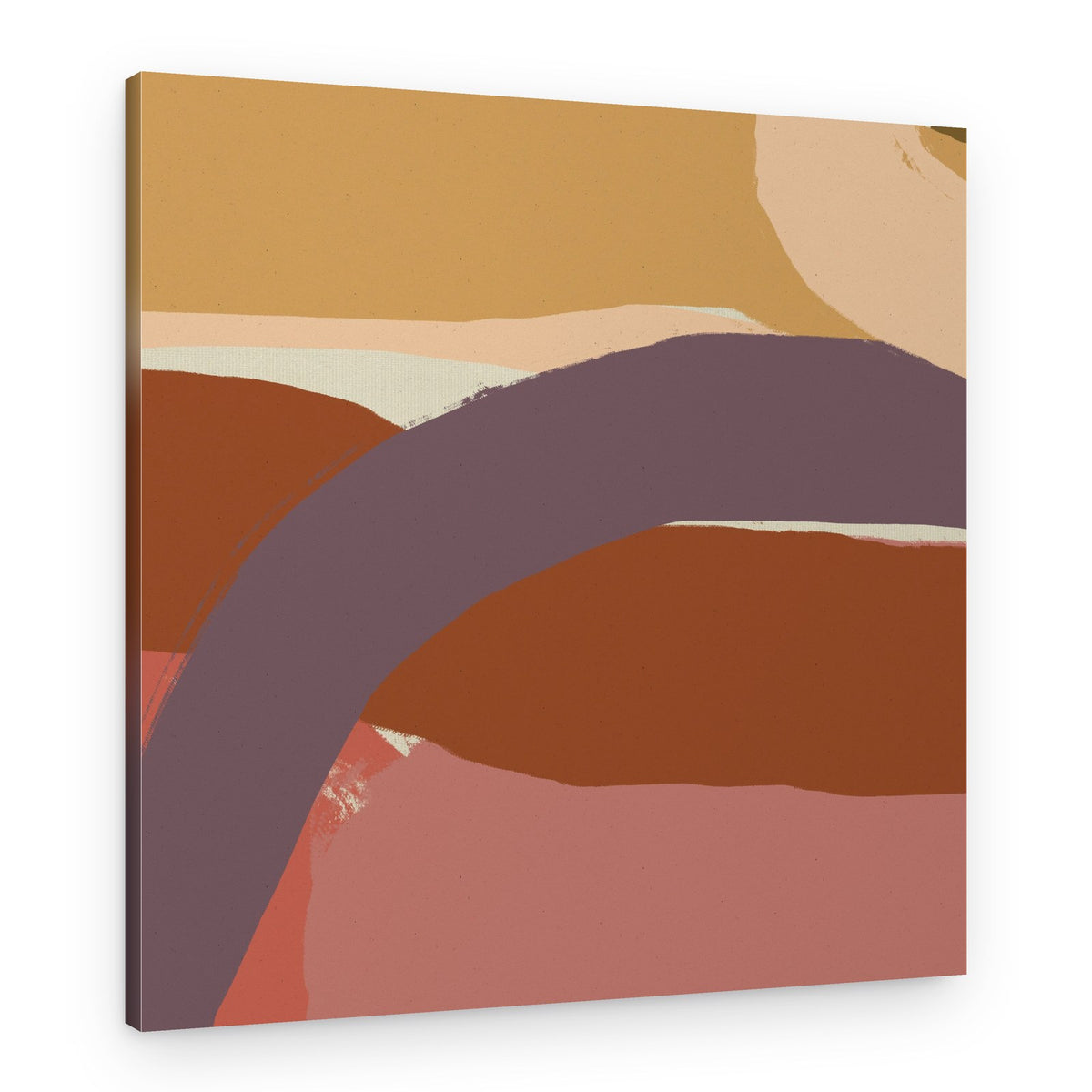 Warm Desert Curves – Canvas Print