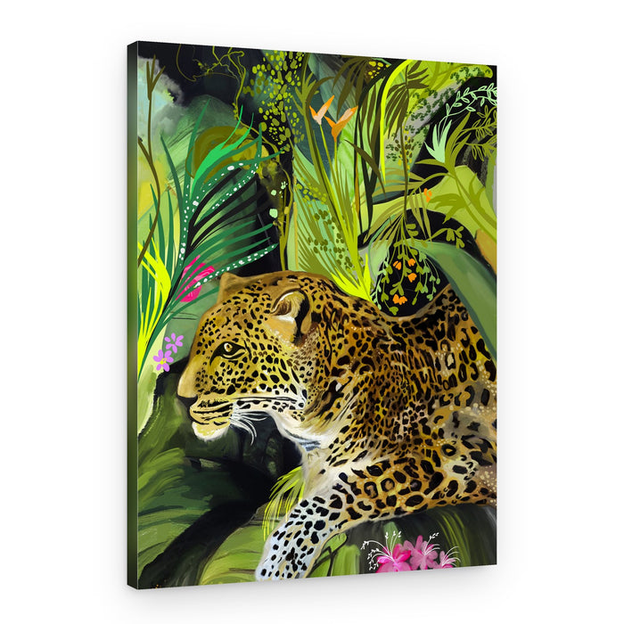Wild Jungle Leopard – Canvas Print