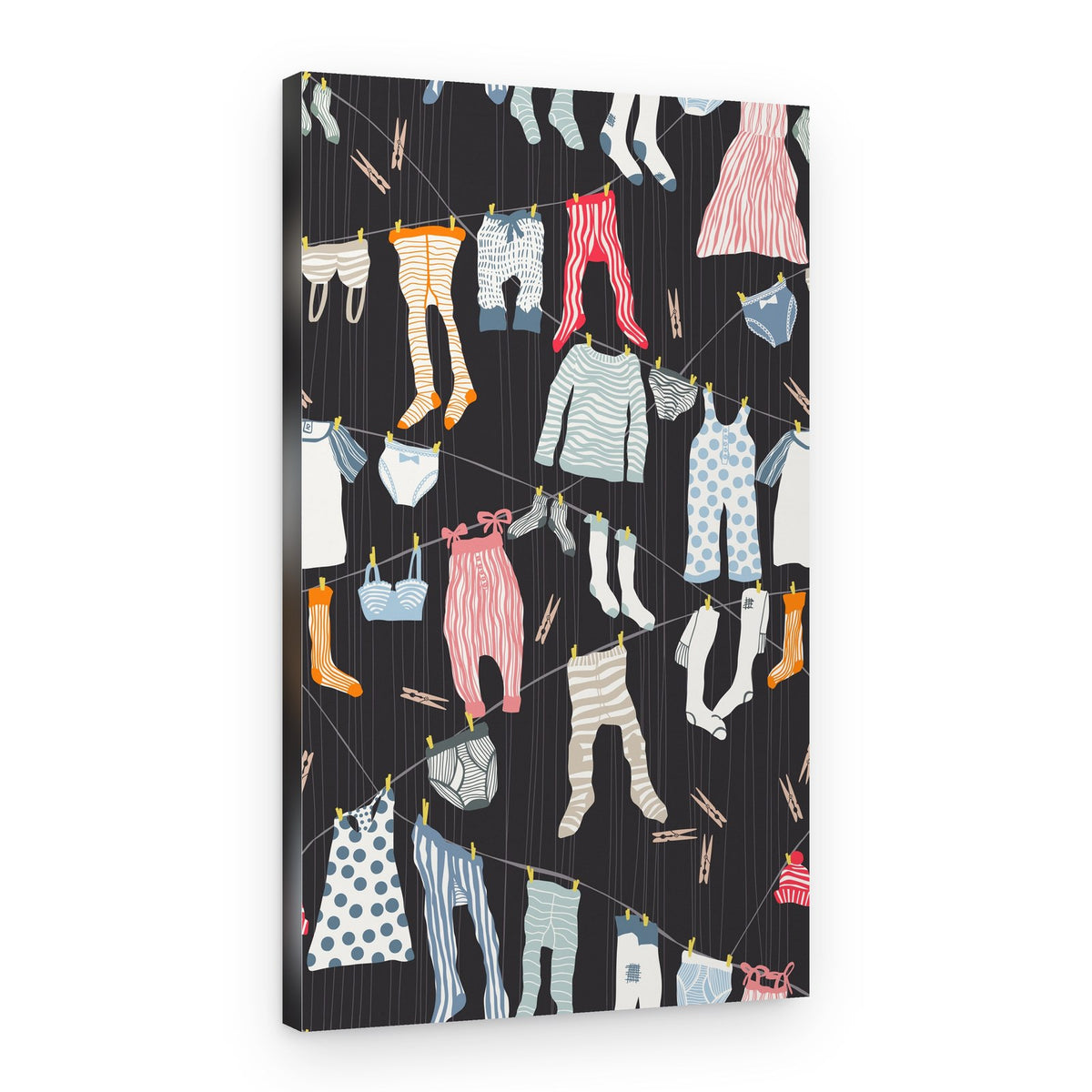 Little Laundry Line – Canvas Print