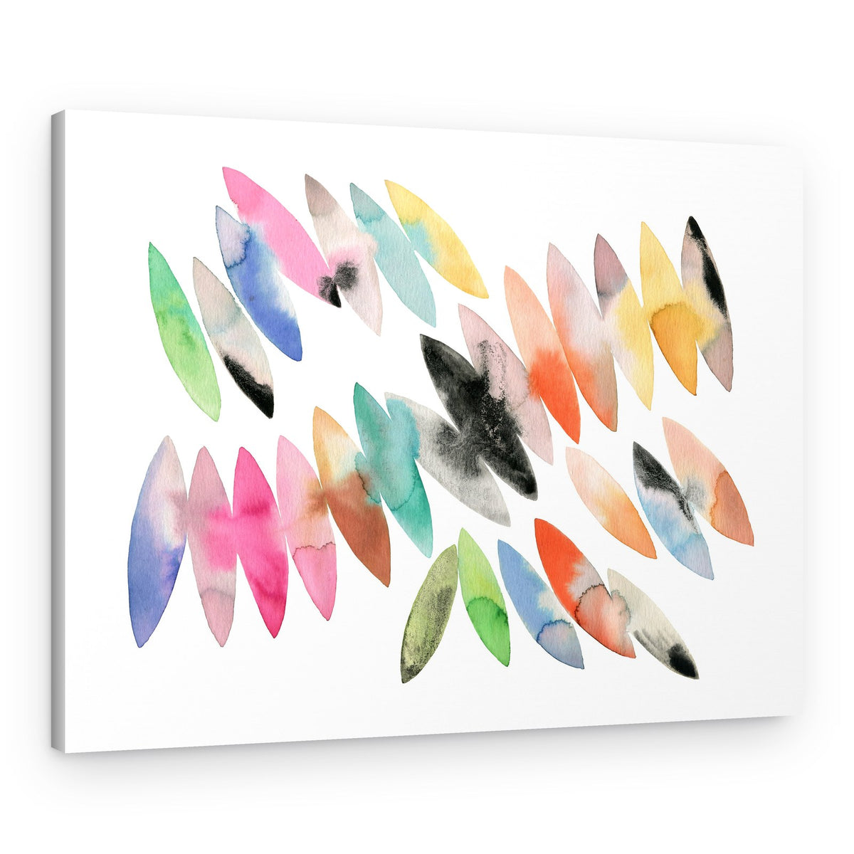 Colorful Fluid Washes – Canvas Print