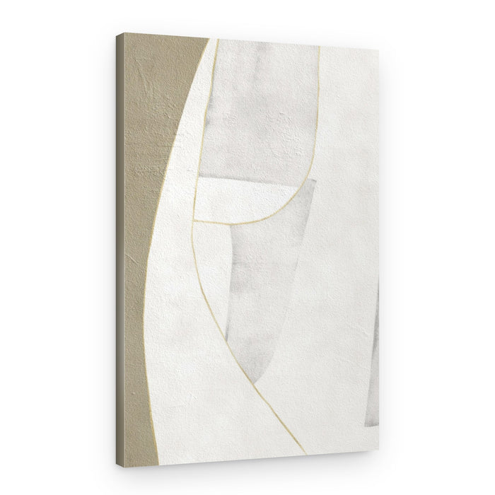 Neutral Organic Flow – Canvas Print
