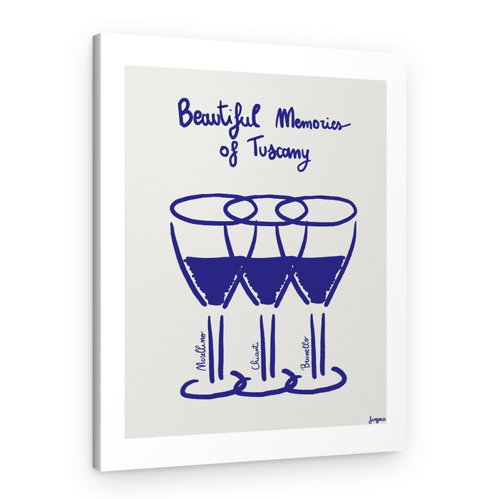 Tuscan Wine Memories – Canvas Print