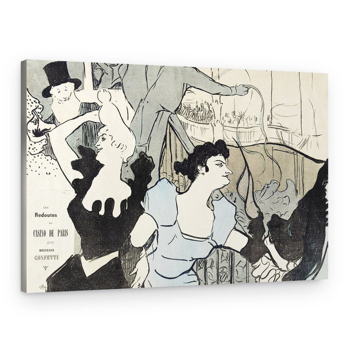 Les Reodutes Du Casino De Paris(1892) – Canvas Print