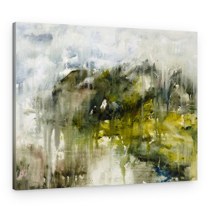 Misty Green Forest – Canvas Print