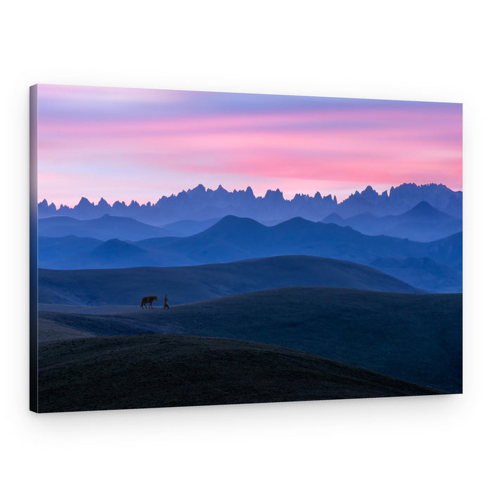 Mountain Horse Twilight – Canvas Print