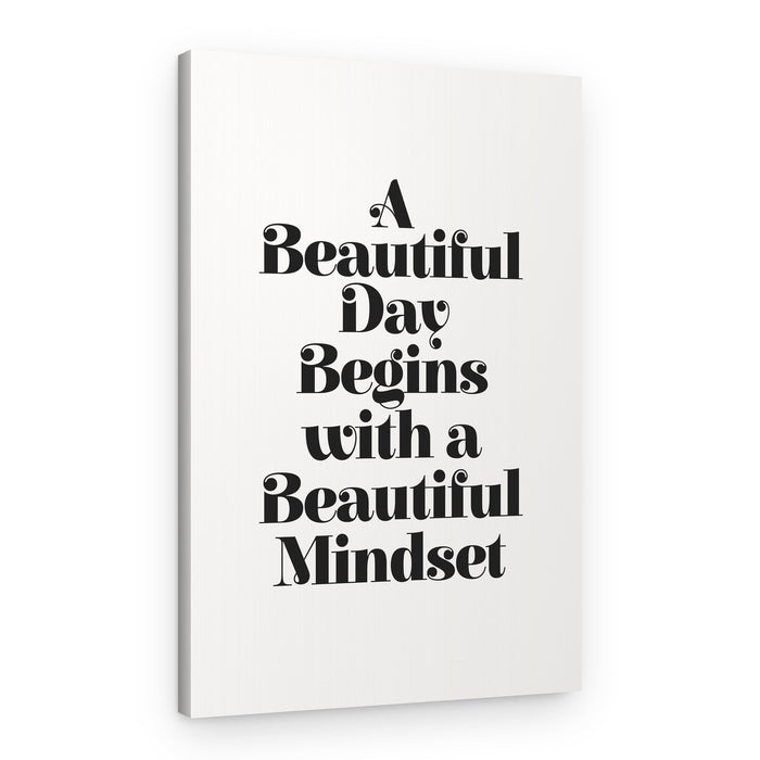 A Beautiful Day Mindset – Canvas Print
