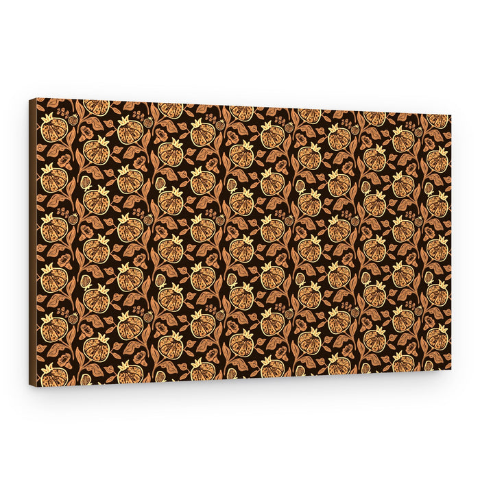 Pomegranates Pattern – Canvas Print