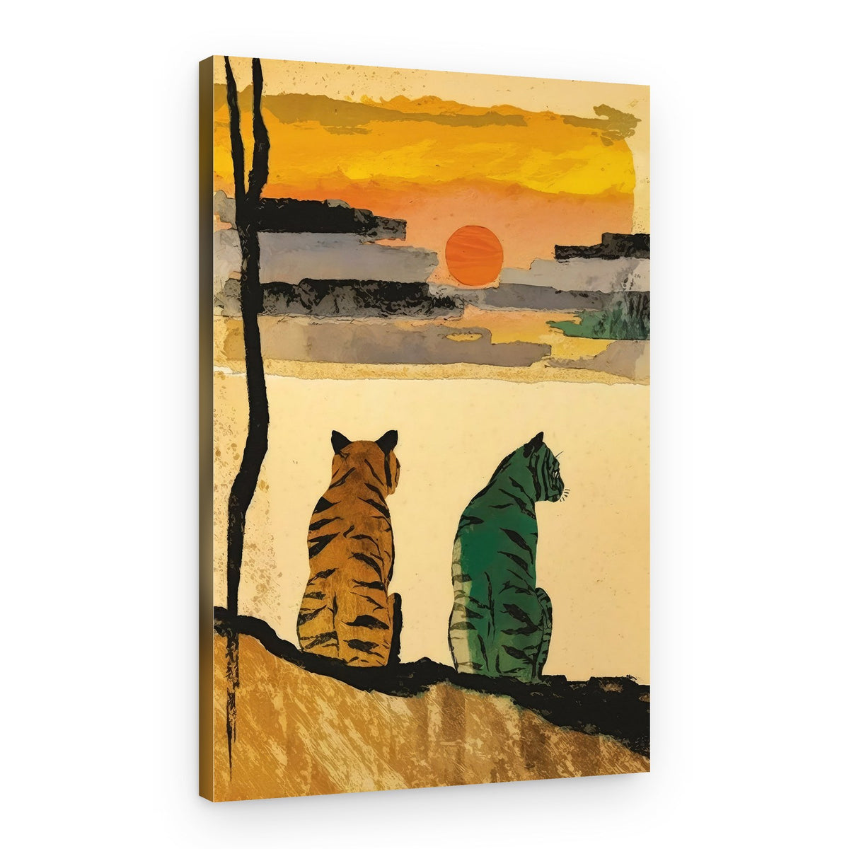 Sunset Companions – Canvas Print