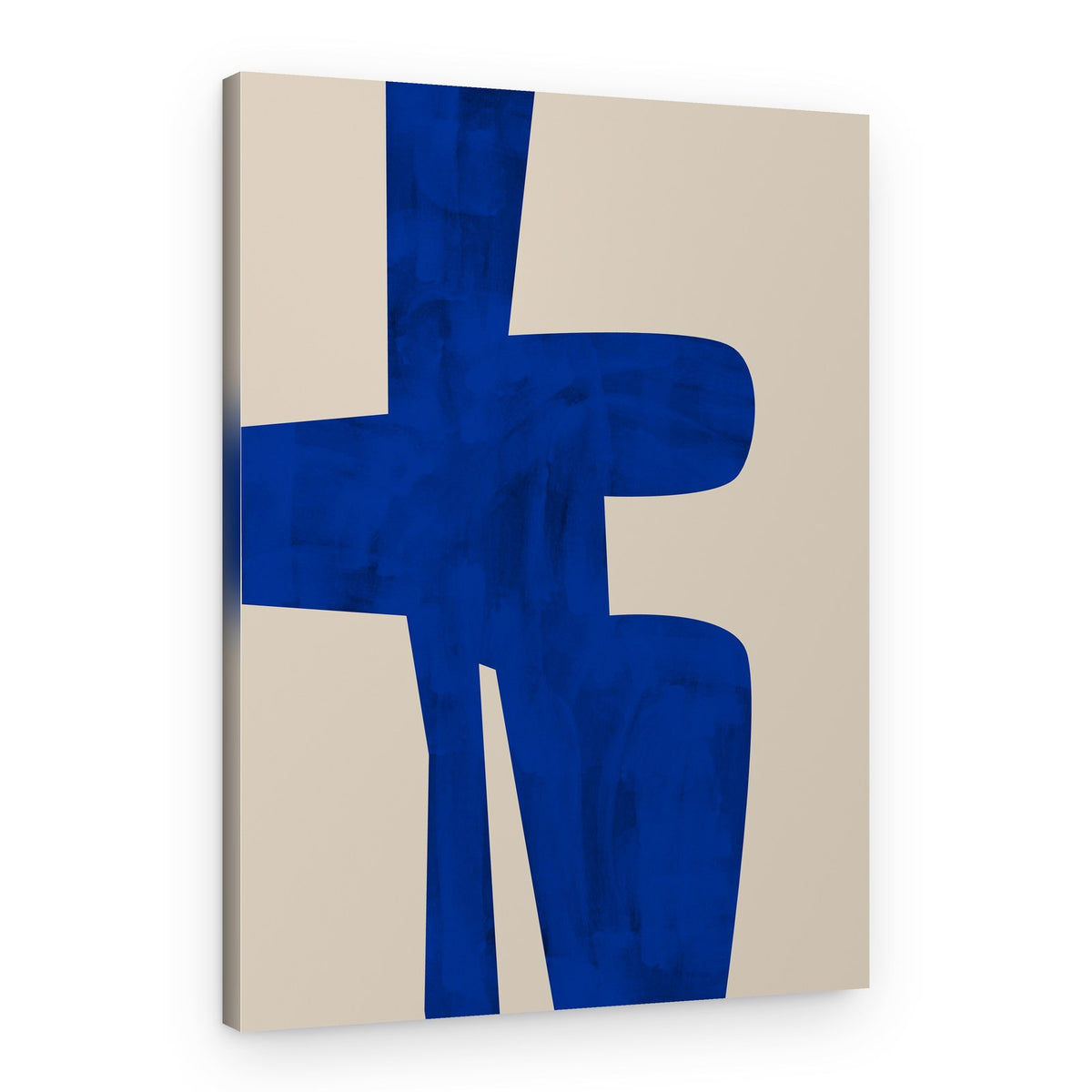Modern Blue Forms – Canvas Print