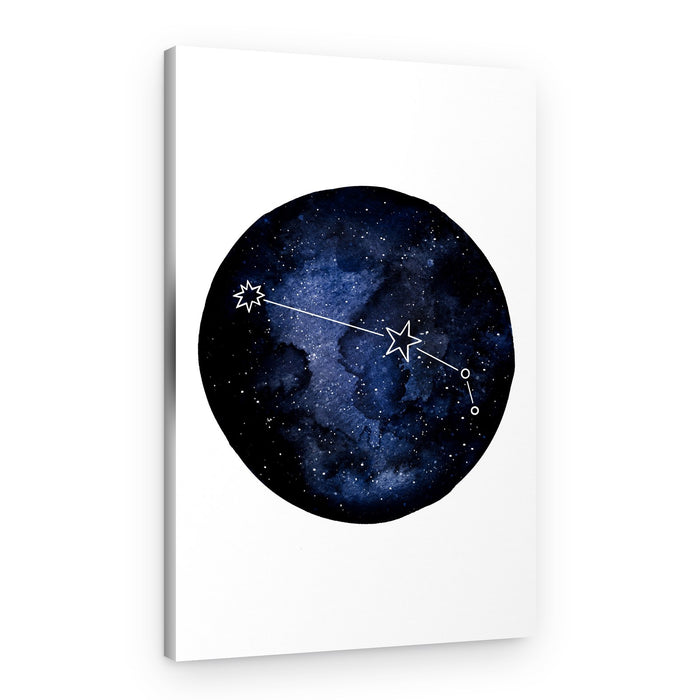 Cosmic Aries Constellation – Canvas Print