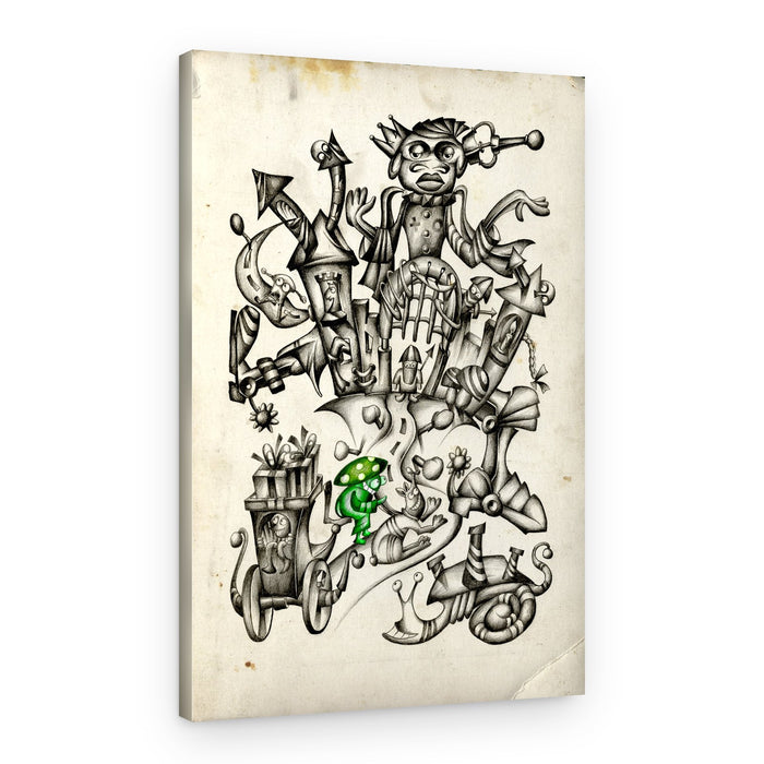 Intricate Fantasy Illustration – Canvas Print