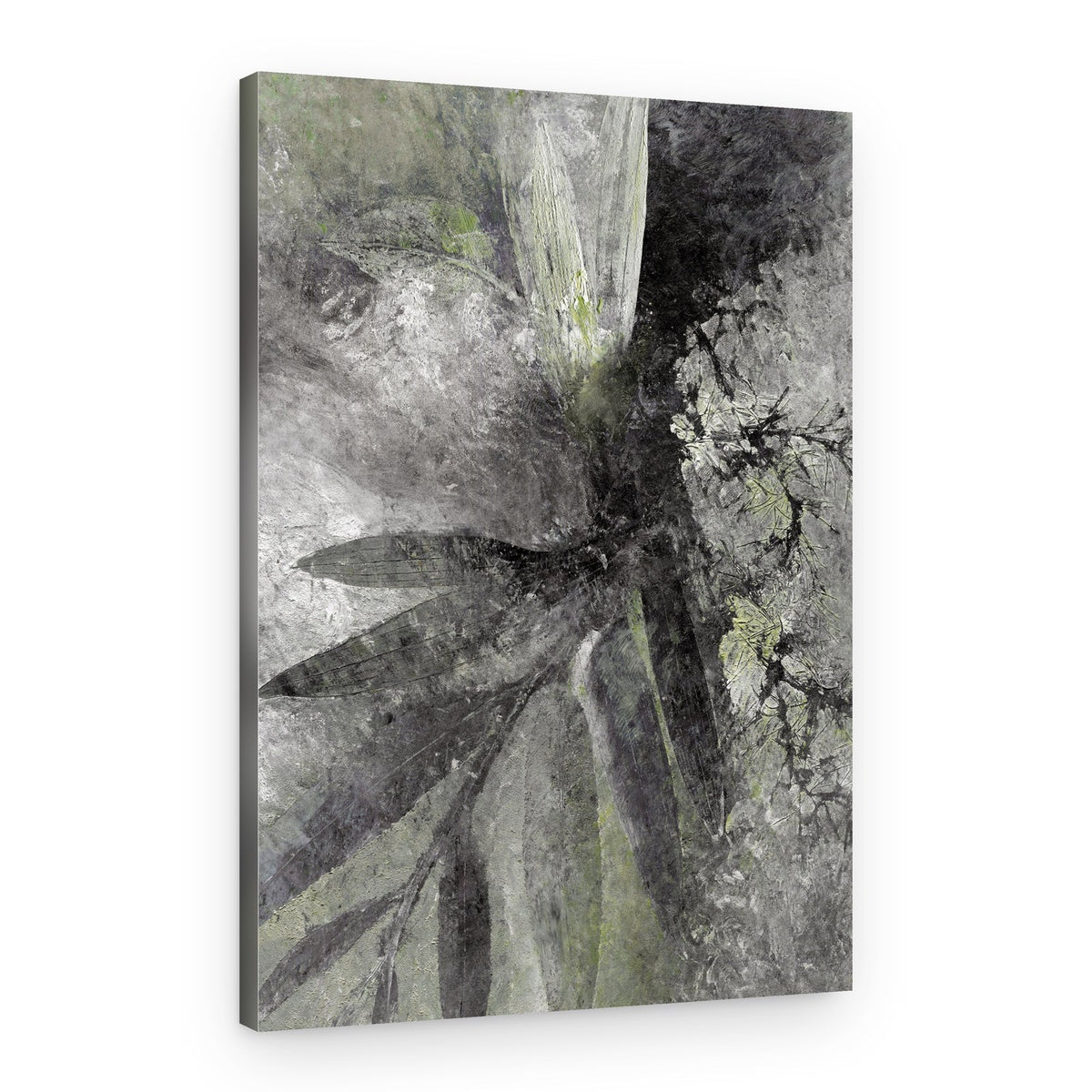 Organic Green Abstract – Canvas Print