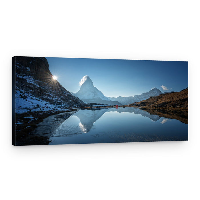 Matterhorn Reflection Sunrise – Canvas Print