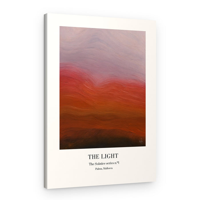Serene Sunset Glow – Canvas Print