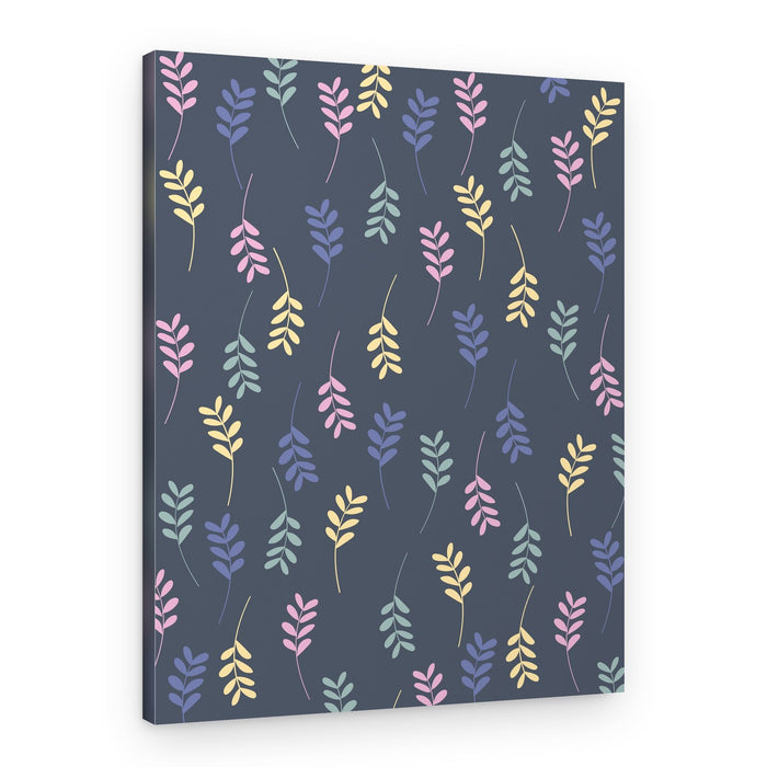 Pastel Botanical Leaves – Canvas Print
