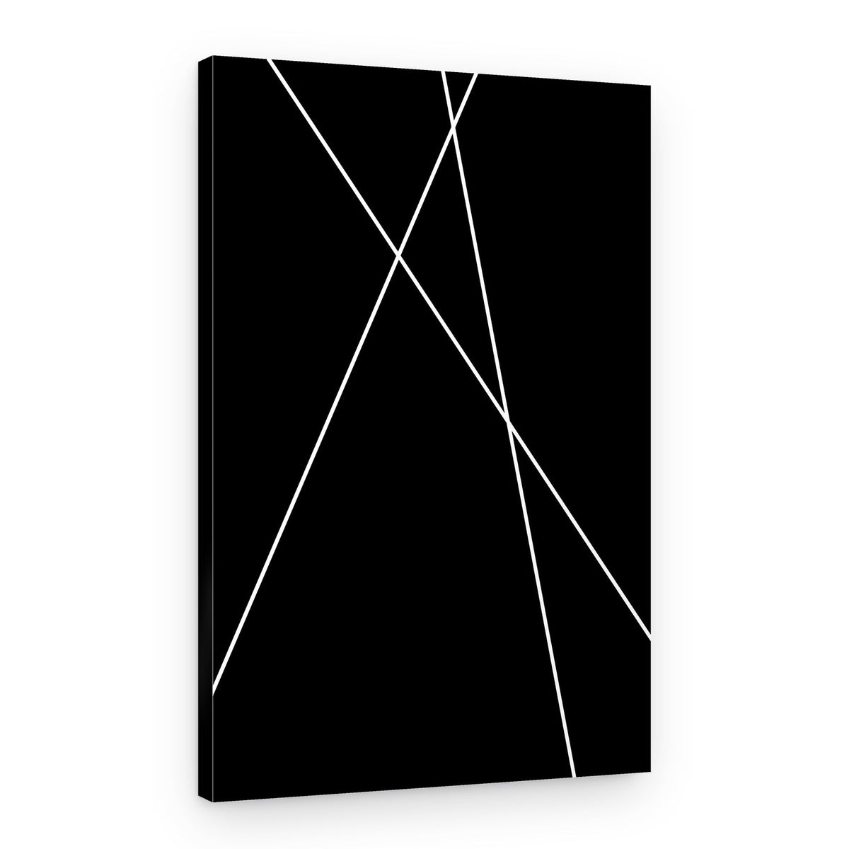 Intersecting Minimalist Lines – Canvas Print