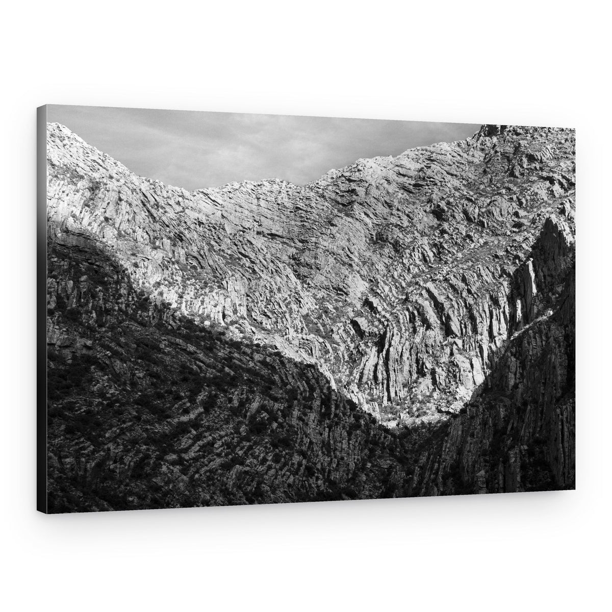 Dramatic Mountain Folds – Canvas Print