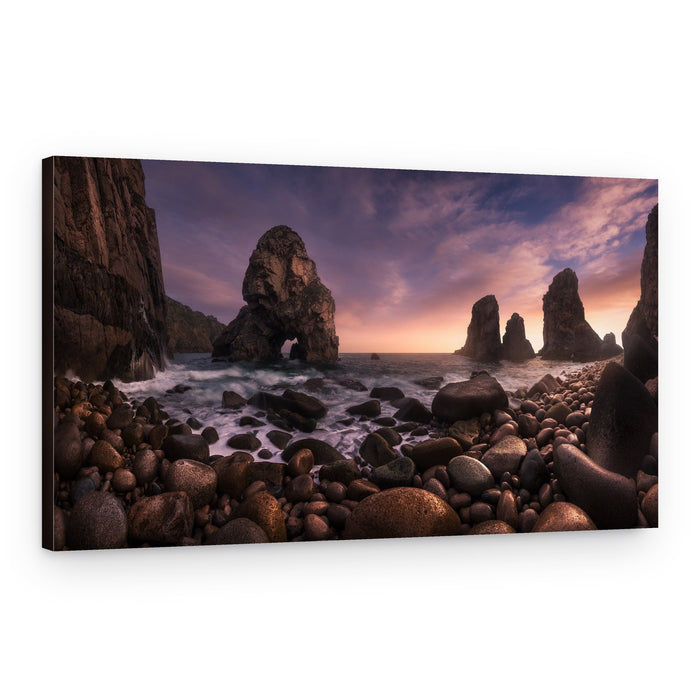 Twilight Rocky Coast – Canvas Print